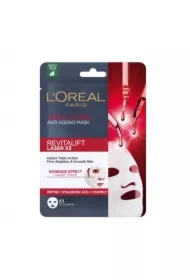 Revitalift Laser X3 przeciwzmarszczkowa maska w płachcie o potrójnym działaniu