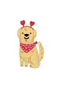 Balon foliowy Walentynkowy Piesek