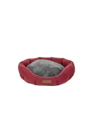 Legowisko dla psa, czerwone, 45x40x16cm
