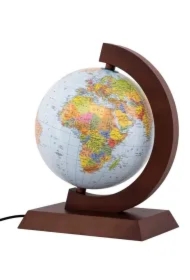 Globus pol.-fiz drewniana opr. 25cm w.ukraińska