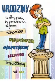 Karnet Comic B6 + koperta nr 16 Urodziny