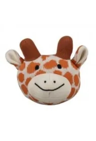 Piłka wełniana z grzechotką Żyrafa