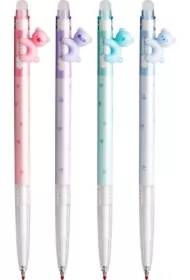 Długopis wymazywalny PASTEL BEARS, niebieski, 0.5 mm 