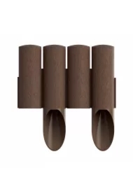 Palisada ogrodowa 4 Standard brązowa 15,5 cm x 2,3 m