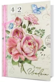 Karnet B6 Urodziny (wymienne cyfry)