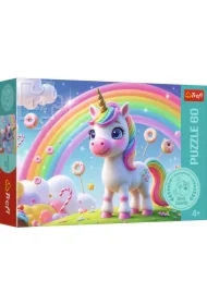 Puzzle 60 el. Cukierkowy świat