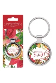 Brelok świąteczny z napisem Wesołych Świąt