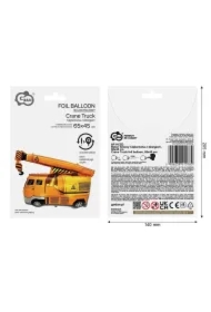 Balon foliowy Ciężarówka z dźwigiem 65x45 cm