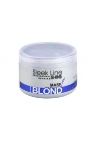 Sleek Line Blond Mask maska z jedwabiem do włosów blond zapewniająca platynowy odcień