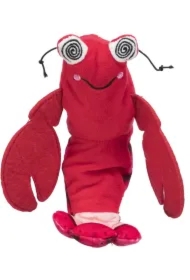 Zabawka Wriggle shrimp, zabawka, dla kota, czerwona, 23 cm, z kocimiętką