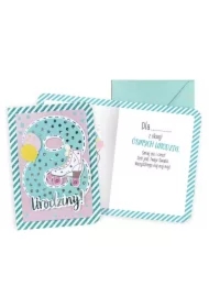 Karnet B6 Urodziny 8 dziewczynka