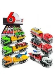 Laweta z pojazdem z napędem światło i dźwięk mix