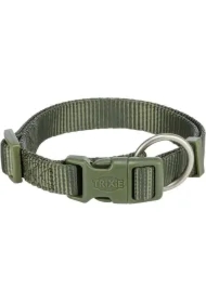 Premium, obroża, dla psa, oliwkowa zieleń, S: 25-40 cm/15 mm