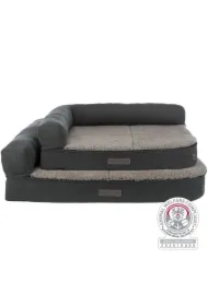 Bendson Vital, sofa, dla psa/kota, prostokątna, ciemnoszare/jasnoszare, 80 x 60cm