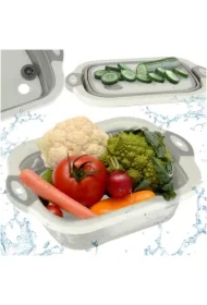 Miska składana silikonowa deska do krojenia ociekacz zlew turystyczna