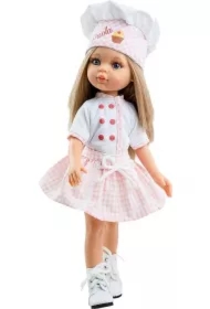 Cudowna hiszpańska lalka Carla Pastelera 32cm