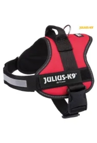 Szelki Julius-K9, Rozm.0/M&ndash;L: 58&ndash;76 cm, czerwone