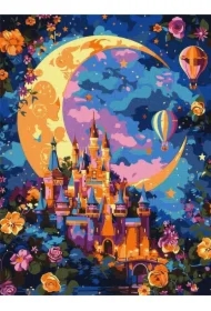 Malowanie po numerach - Księżycowa fantazja