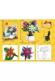  Klocki kwiaty - Chryzantema 900el