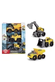 Construction Pojazdy budowlane Volvo 16cm 3-pak