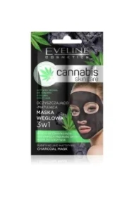 Cannabis Skin Care Maska do twarzy węglowa 3w1