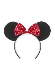 Opaska Myszka czarny i czerwony