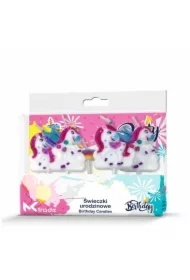 Świeczki urodzinowe Jednorożce z tęczą