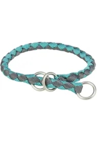 Cavo, obroża zaciskowa, dla psa, aqua/grafit, L: 47&ndash;55 cm/o 18 mm