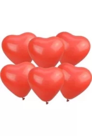 Balony serca czerwone