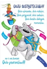 Karnet Happy B6 + koperta wzór nr 11