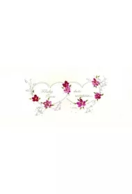 Karnet Ślub DL S36 Młodej Parze dużo szczęścia