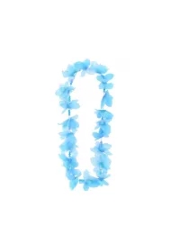 Naszyjnik hawajski Motylki turkusowy