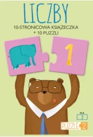 Liczby (książeczka + 10 puzzli)