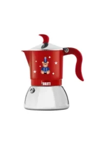 Kawiarka Fiammetta Induction Joyful Christmas 4tz czerwona