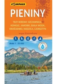 Pieniny mapa kieszonkowa skala 1 : 25 000