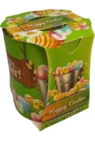 Świeca Verona Wielkanoc Happy Easter Green