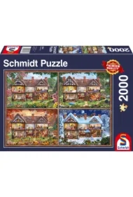 Puzzle 2000 el. Dom na cztery pory roku