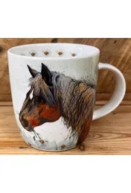 Kubek M50 Koń i kwiaty