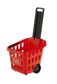 Wózek sklepowy czerwony