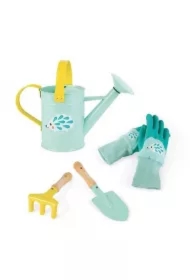 Mały ogrodnik Zestaw narzędzi ogrodowych z konewką niebieski