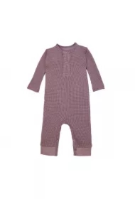 Pajacyk piżamka niemowlęca bawełniana wrzosowa Ciumbelle Rose rozm. 62