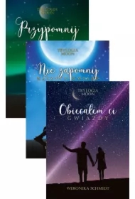 Pakiet Trylogia Moon. Tomy 1-3: Obiecałem ci gwiazdy, Nie zapomnij naszych gwiazd, Przypomnij o nas gwiazdom