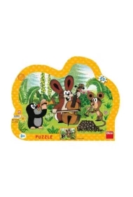 Puzzle ramkowe 25 el. Krecik Orkiestra przyjaciół