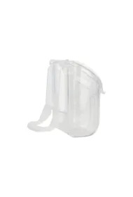 Karmidło do klatki, dla ptaków, przezroczyste, 8 x 8, 5 x 8, 5 cm