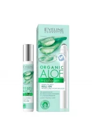 Organic Aloe + Collagen nawilżający roll-on modelujący kontur oczu