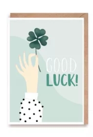 Kartka okolicznościowa Powodzenia Good luck!