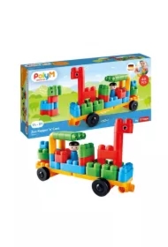  Klocki konstrukcyjne, Pojazdy opiekunów zwierząt w ZOO, 40 el., 18 m+