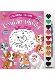 Malowanie farbkami. Cudne pieski
