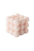 Фото - Інший інтер'єр і декор Bubble 100 Naturalna świeca  z wosku rzepakowego - różowa, duża 