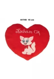 Poduszka Serce kotek 15cm